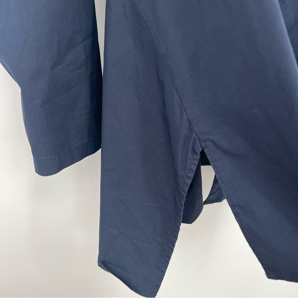 Stella Carakasi Button Up Tunic Blouse Shirt Top Oversized Poplin Size L /XL - Picture 3 of 7